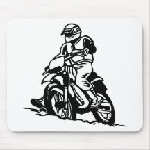 Motocross Motorcycle Mouse Mat