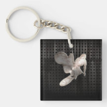 Motocross Whip; Cool Black Key Chains