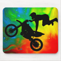 Motocrossing in a Solar Flare Up