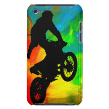 Motocrossing in a Solar Meltdown Barely There iPod Cases