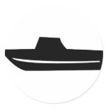 motor boat icon stickers