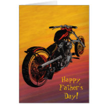 motorbike Father's day card