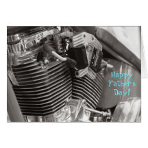 motorbike Father's day card