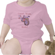 Motorcycle, Crawl, Walk,, Ride! Tshirt