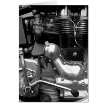 Motorcycle Engine II - Vertical Card