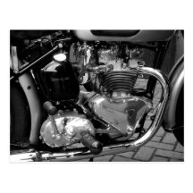 Motorcycle Engine Postcards