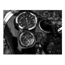 Motorcycle Gauges Post Card