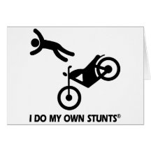 Motorcycle My Own Stunts Cards