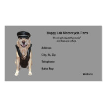 Motorcycle Parts Business Card Template