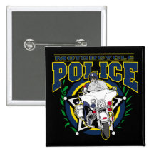 Motorcycle Police Pin