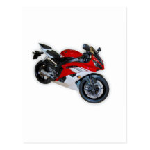 motorcycle post card