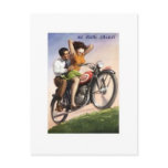 Motorcycle Postcard