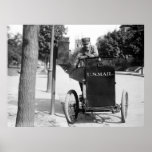 Motorcycle Postman: 1912 Poster