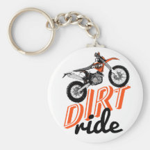 Motorcycle racing keychain