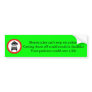 Motorcycle Safety Bumper Sticker