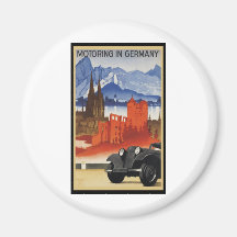 Motoring In Germany Magnet