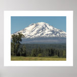 Mount Adams Landscape Photo Poster