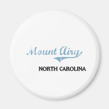 Mount Airy North Carolina City Classic Magnet
