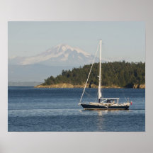 Mount Baker dominates landscape 2 Print