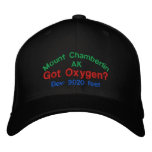 Mount Chamberlin Alaska Elevation Cap embroidered hats