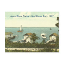 Mount Dora, Fl - Boat House Row - 1907 Postcard