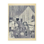 Mount Fuji through rain dropsby Katsushika,Hokusai Postcards