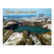 Mount Katmai, Katmai National Park, Alaska Post Card