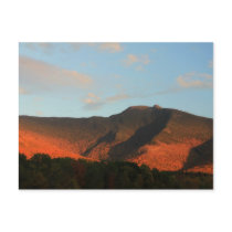 Mount Mansfield Autumn Glow Sunset Postcard