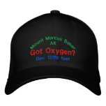 Mount Marcus Baker Alaska Elevation Cap Embroidered Baseball Cap