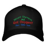 Mount Olympus Washington Elevation Cap embroidered hats