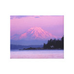 Mount Rainier at sunset Gallery Wrap Canvas