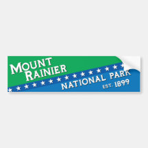 Mount Rainier National Park Bumper Sticker