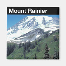 Mount Rainier National Park Refrigerator Magnet