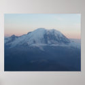 Mount Rainier sunset posters