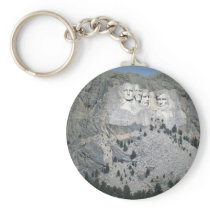 Mount Rushmore, Black Hills, South Dakota, USA Keychain