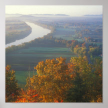 Mount Sugarloaf Autumn Morning Poster