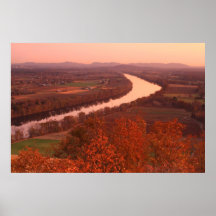 Mount Sugarloaf Autumn Sunset Poster
