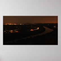 Mount Sugarloaf Night View Poster