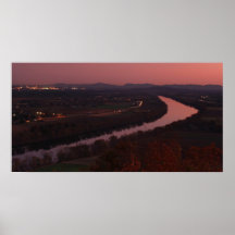 Mount Sugarloaf Twilight Panorama Poster