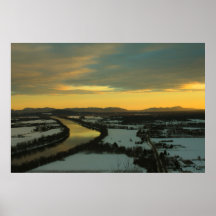 Mount Sugarloaf Winter Sunset Print