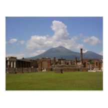 Mount Vesuvius, Pompeii Post Card