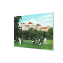 Mount Washington Hotel View of Golf Gallery Canvas Prints