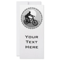 mountain bike chain sprocket grayscale rack cards