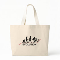 Mountain Bike Evolution Canvas Bag
