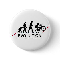 Mountain Bike Evolution Pinback Buttons