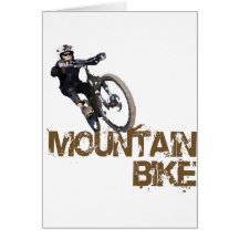 Mountain Bike Greeting Cards