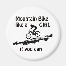 Mountain bike like a girl magnet