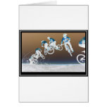 Mountain Bike Sequence Greeting Cards