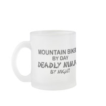 Mountain Biker Deadly Ninja by Night Coffee Mugs