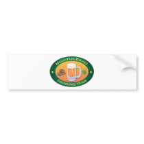Mountain Biking Drinking Team Bumper Sticker
